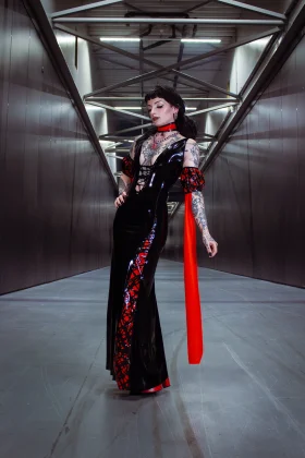 ARACHNIDA full length gown size S