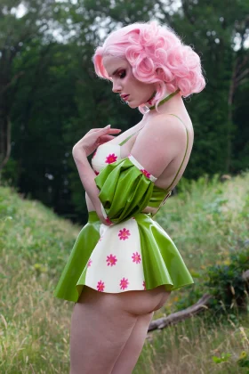 FLORA circle skirt + panties size S/M