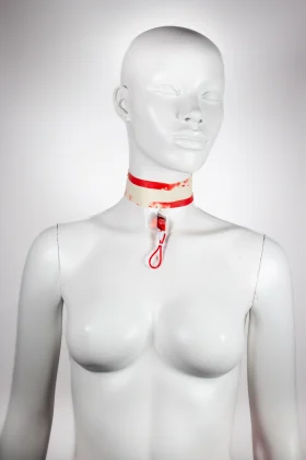 FORMELDA thick choker size M (IV white)
