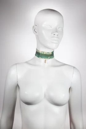 FRANKLIN thick choker size S (money & green)
