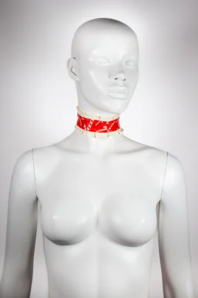 NOELLE ruffle choker size S